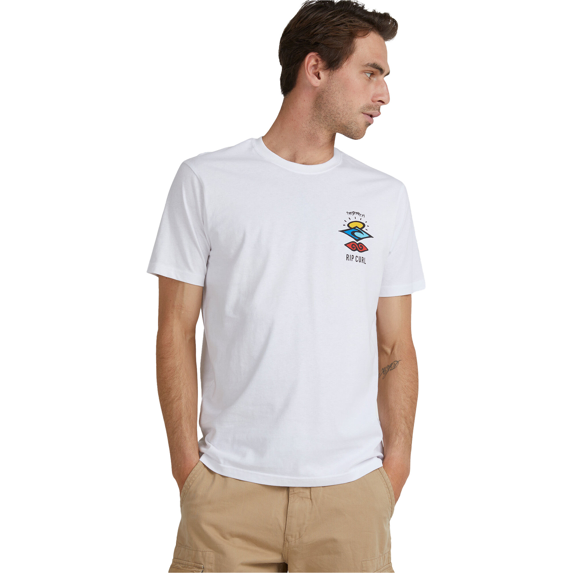 2023 Rip Curl Mens Icons Surf Lite Short Sleeve Rash Vest 12CMRV